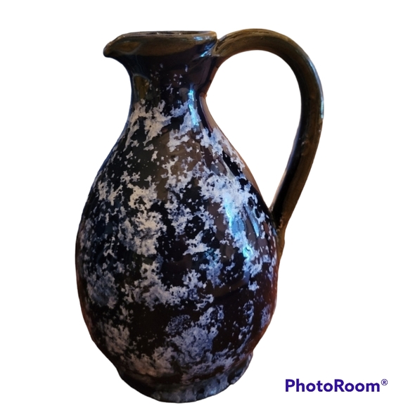 Bundle add on item: mini bud vase /oil pour bottle blue small - Picture 1 of 7